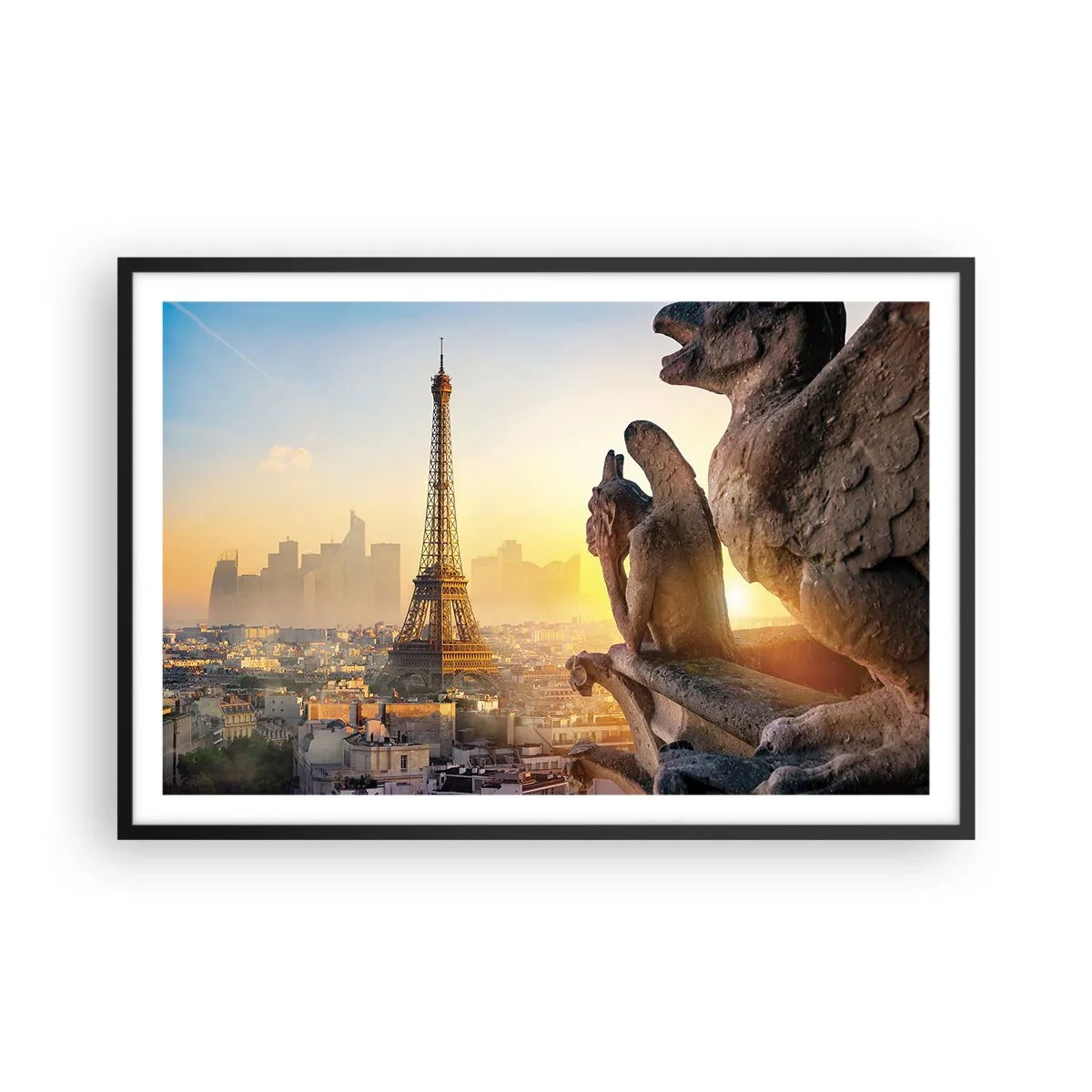 Poster în ramă neagră - S-au schimbat multe... - 91x61 cm