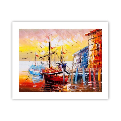 Poster - Întoarcere fericită - 50x40 cm