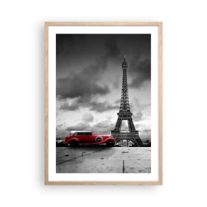 Poster în ramă de stejar deschis - Nu cu mult timp în urmă, la Paris - 50x70 cm