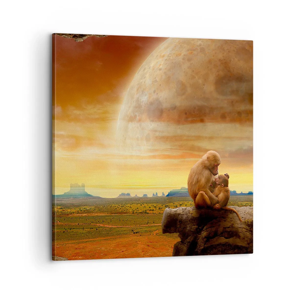 Tablou pe pânză - Iubirea peste tot la fel - 60x60 cm