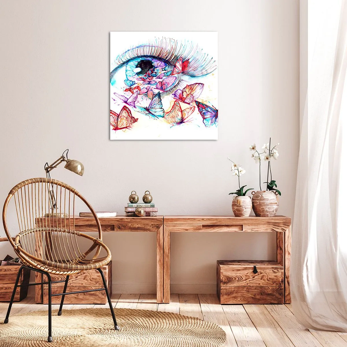 Tablou pe pânză - Ochi de basm - 70x70 cm