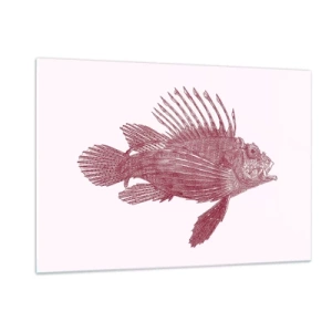 Tablou pe sticlă - Un locuitor al apelor exotice - 120x80 cm