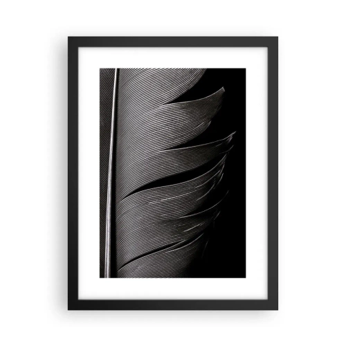 Poster în ramă neagră - Pana - o construcție minunată - 30x40 cm