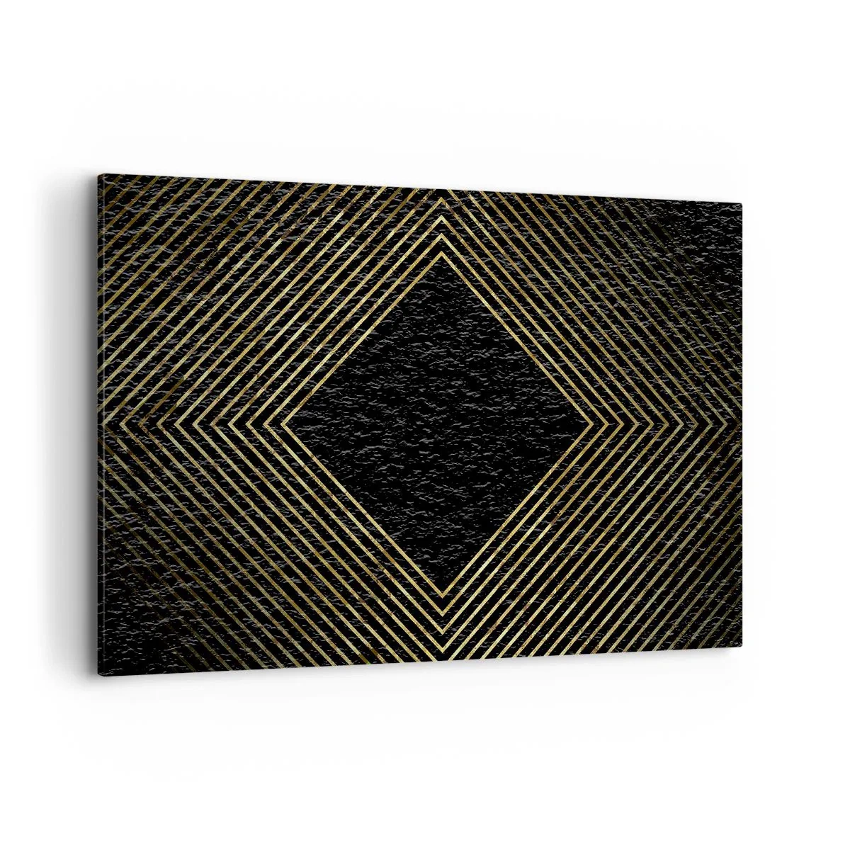 Tablou pe pânză - Geometrie în stil glamour - 120x80 cm