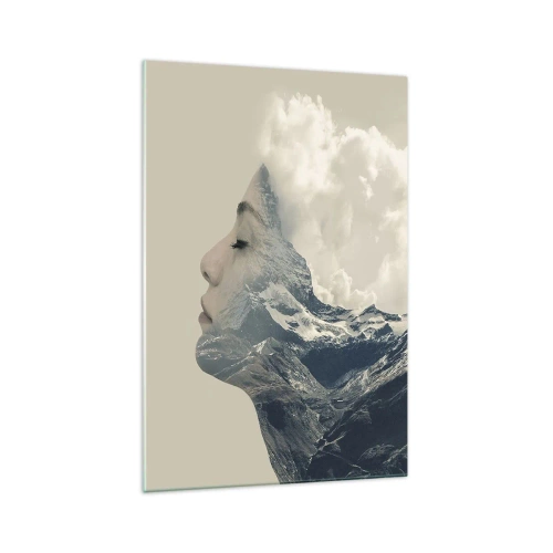 Tablou pe sticlă - Frumusețea elementelor - 70x100 cm