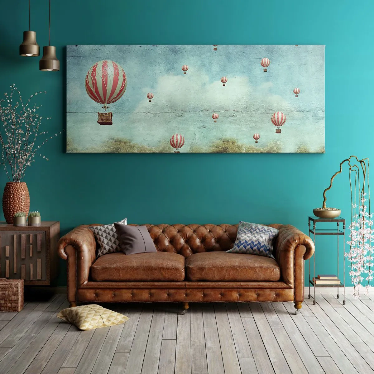 Tablou pe pânză - Liber de agitația vieții - 100x40 cm