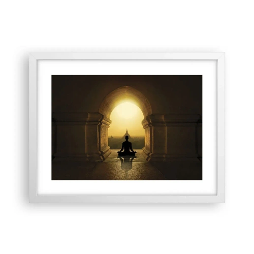 Poster în ramă albă - Armonie completă - 40x30 cm