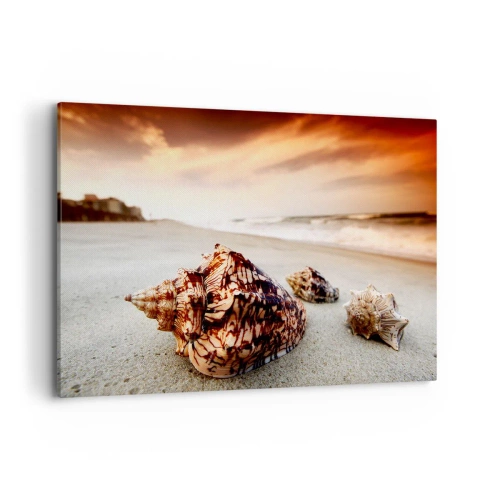 Tablou pe pânză - Exilate de valuri - 120x80 cm