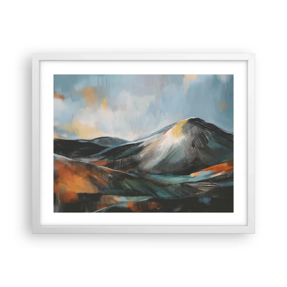 Poster în ramă albă - Dure și frumoase - 50x40 cm