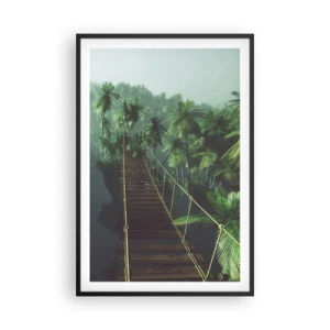 Poster în ramă neagră - Deasupra cazanului verde - 61x91 cm