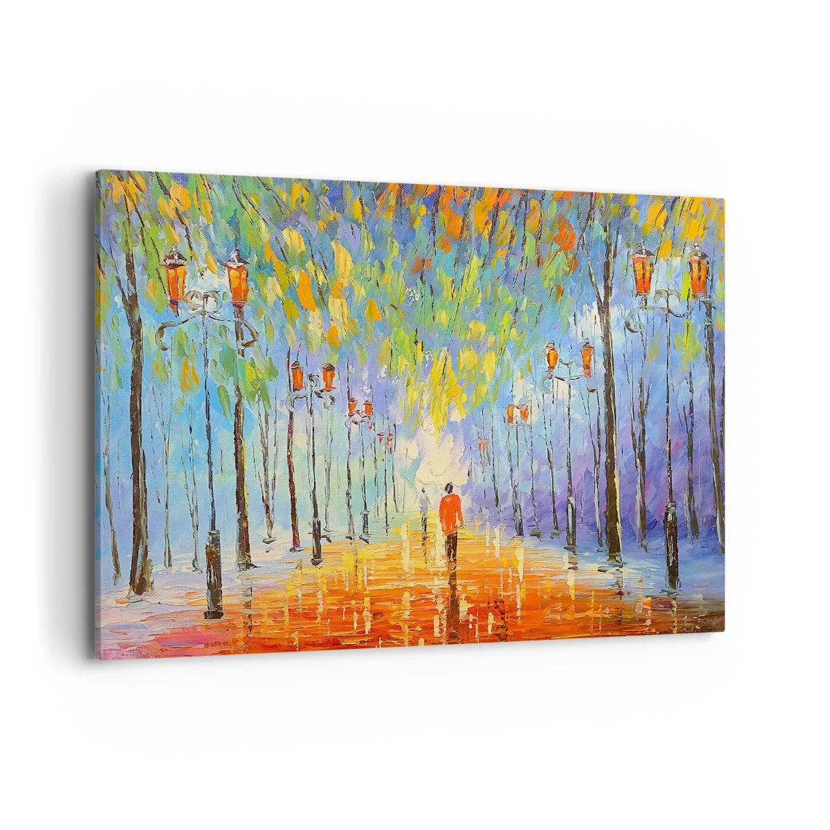 Tablou pe pânză - Cântecul de noapte al ploii - 120x80 cm