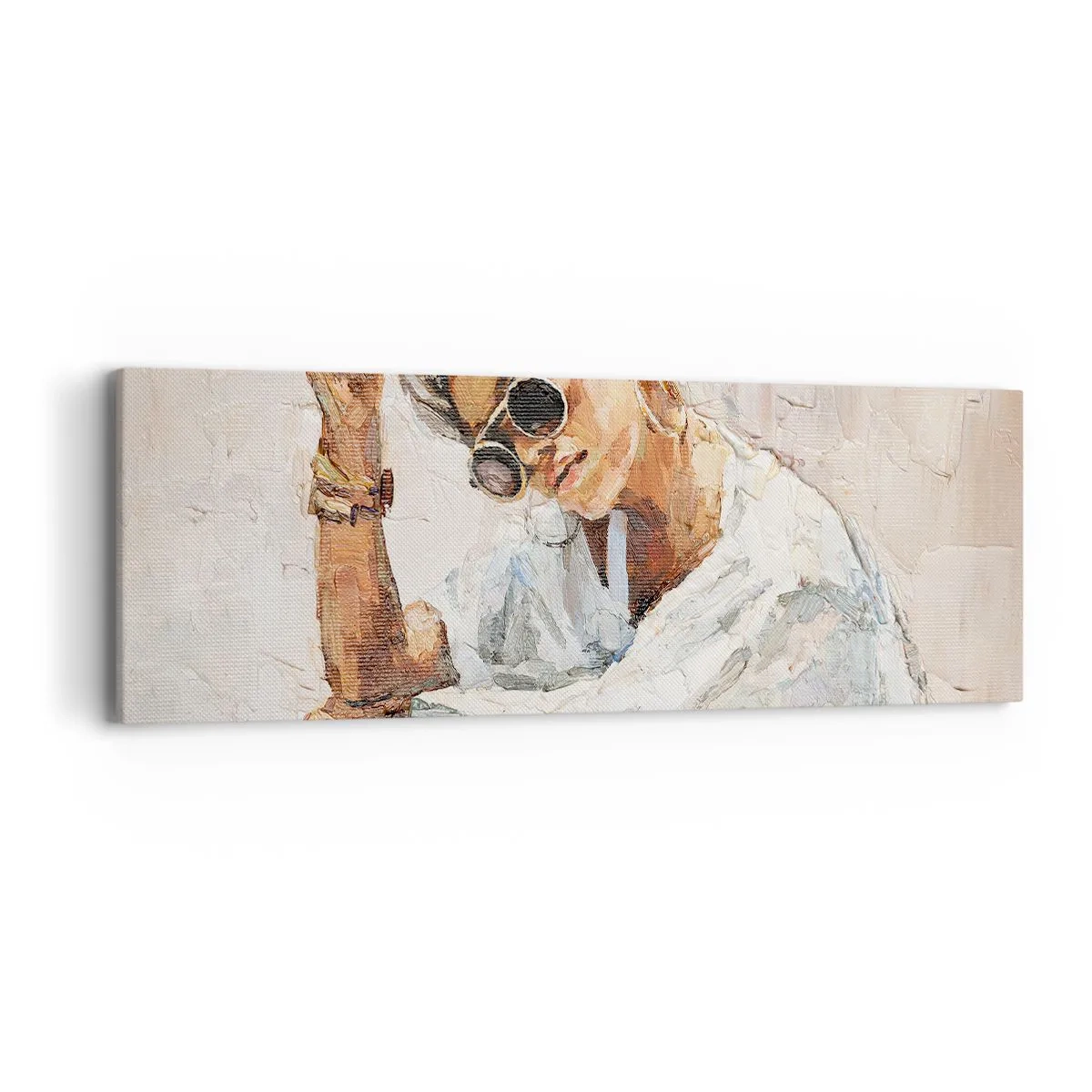 Tablou pe pânză - Portret în plin soare - 90x30 cm