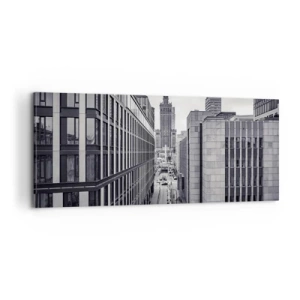 Tablou pe pânză - Vale citadină din Varșovia - 100x40 cm