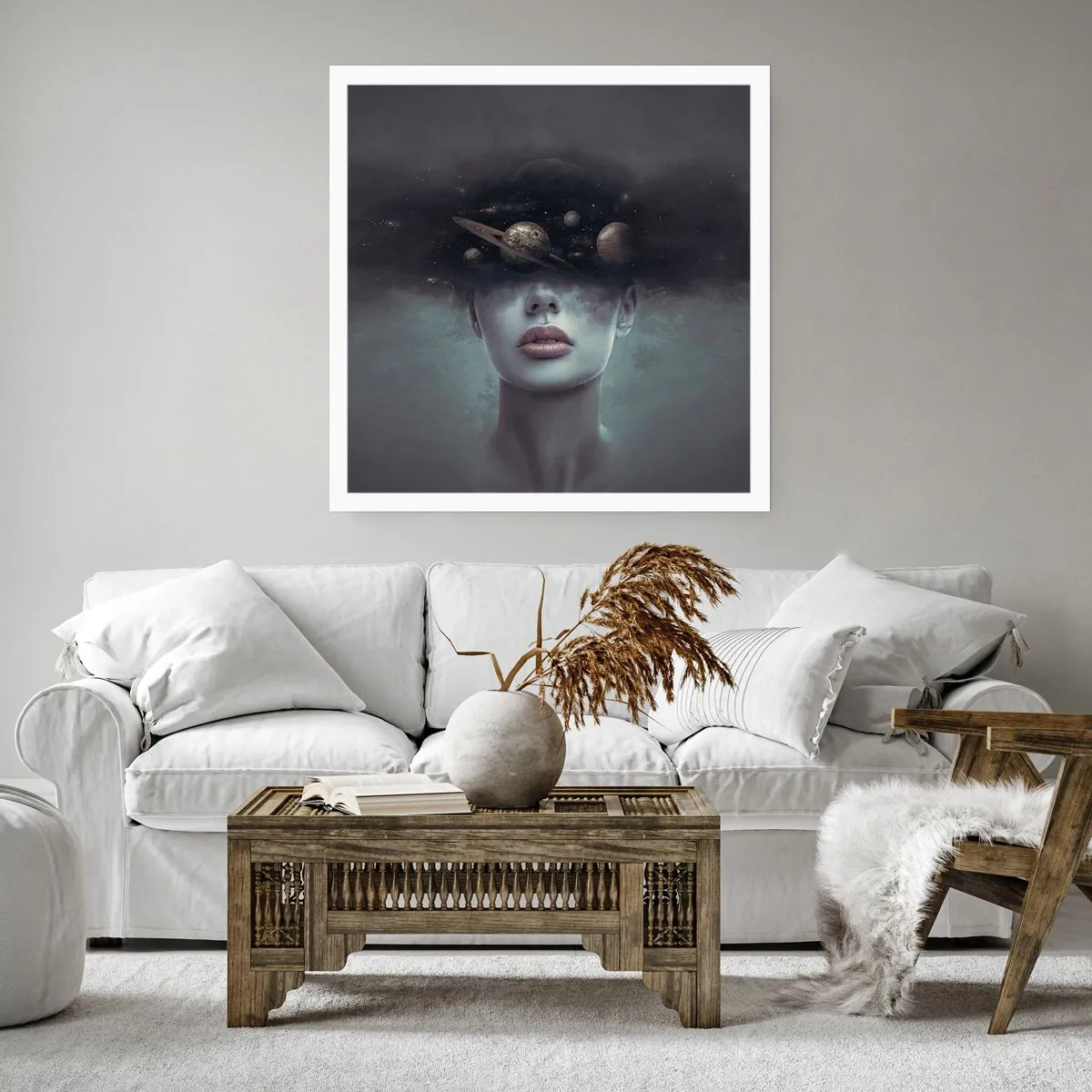 Poster - Și planetele o iau razna... - 60x60 cm