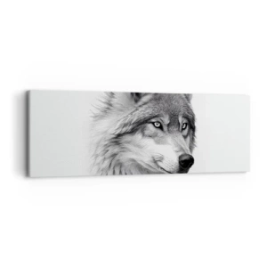 Tablou pe pânză - Alfa - fără îndoială - 90x30 cm