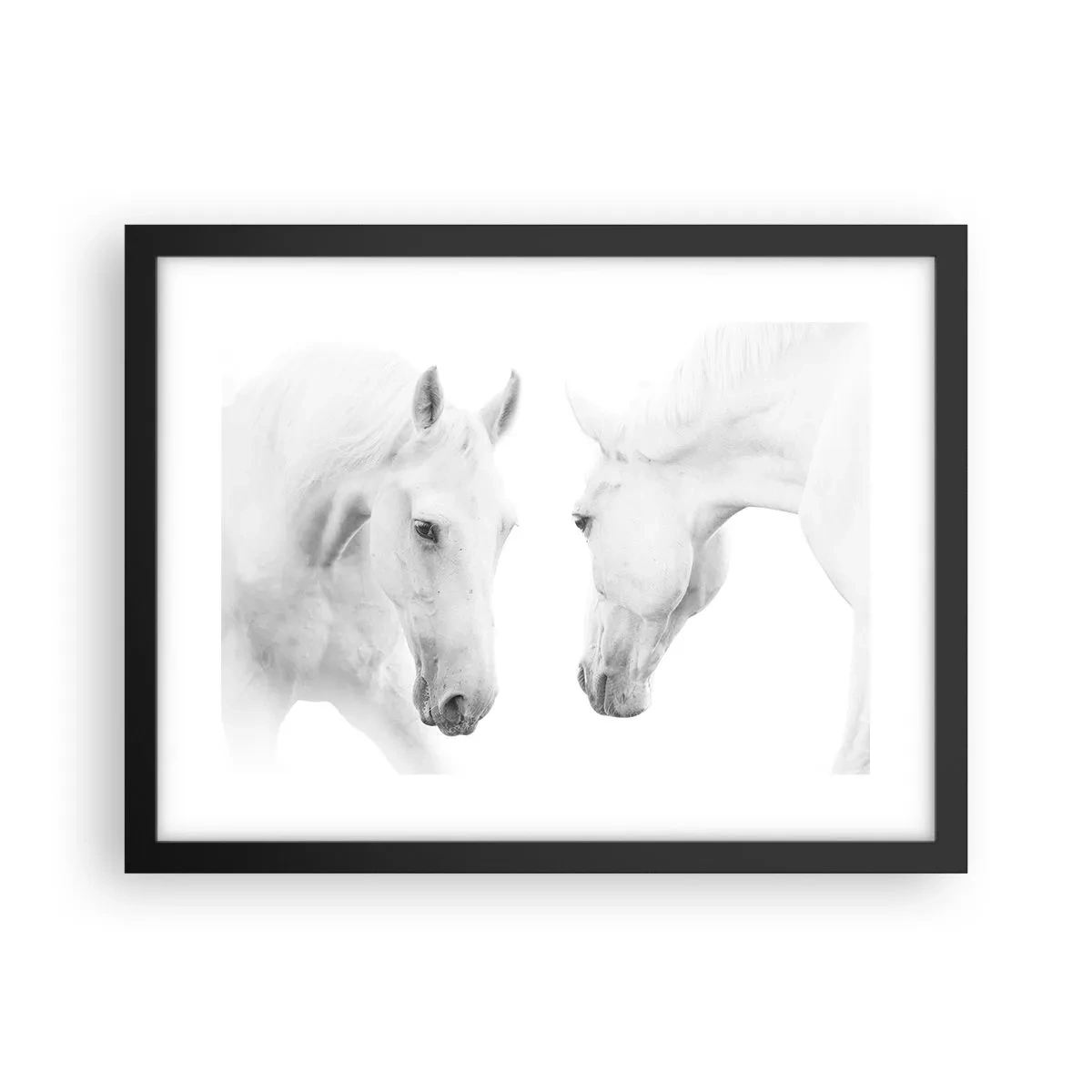 Poster în ramă neagră - Este aceasta o prietenie...? - 40x30 cm