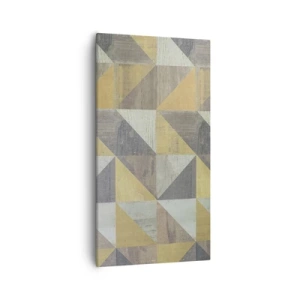 Tablou pe pânză - La unghiul triunghiului - 55x100 cm