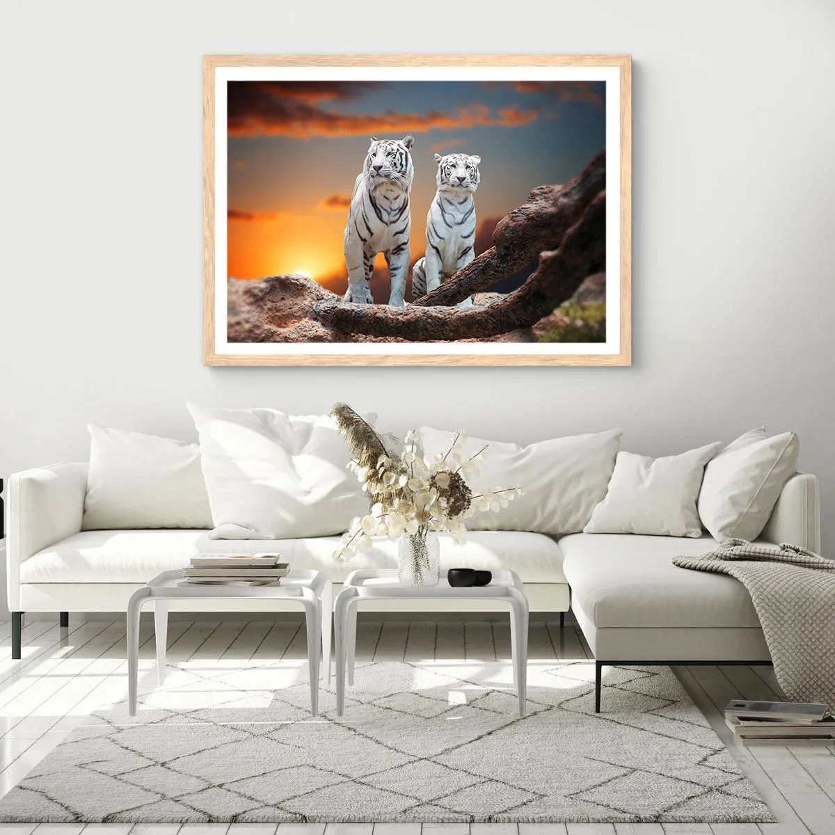 Poster în ramă de stejar deschis - La fel ca în Narnia - 70x50 cm