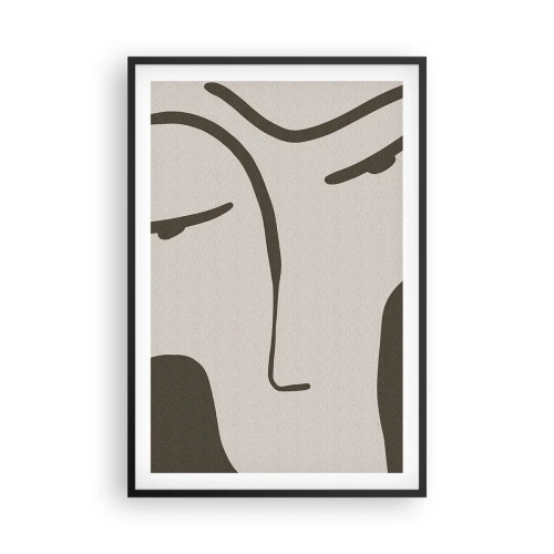 Poster în ramă neagră - Ca într-un tablou de Modigliani - 61x91 cm