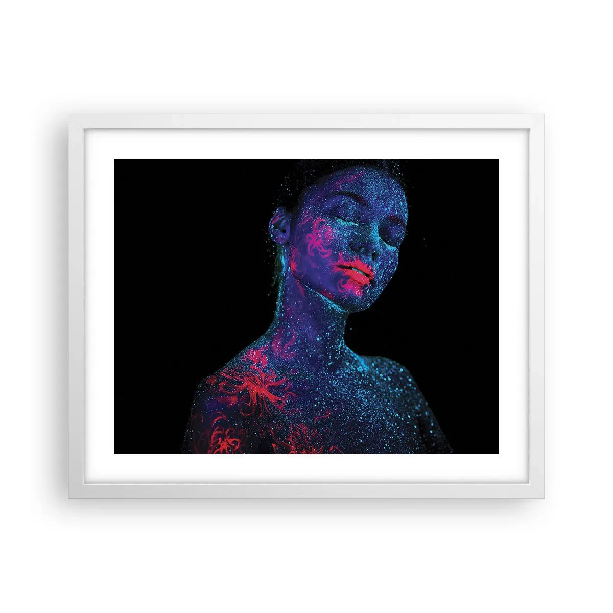 Poster în ramă albă - În praf de stele - 50x40 cm