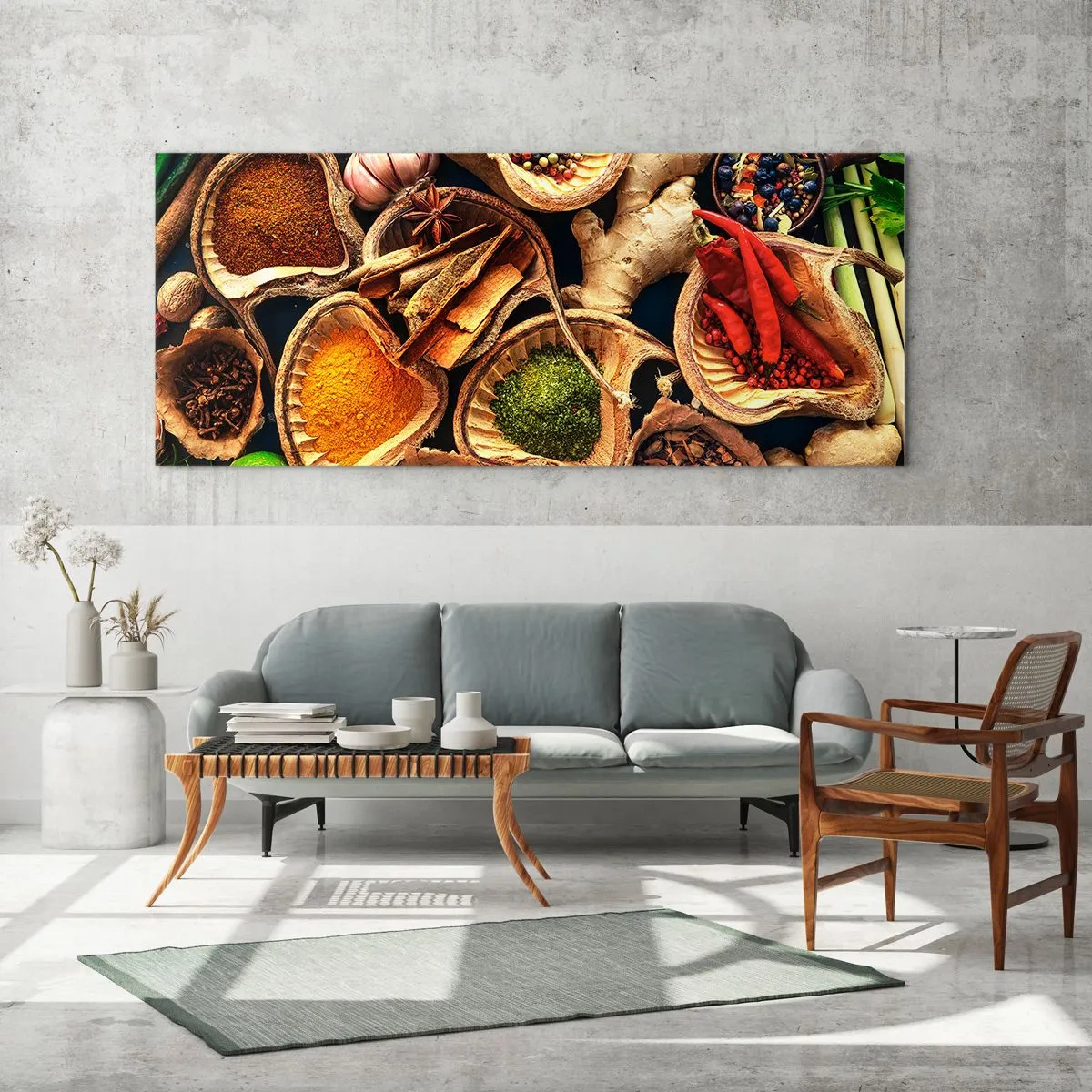 Tablou pe sticlă - Ia ce vrei - 100x40 cm