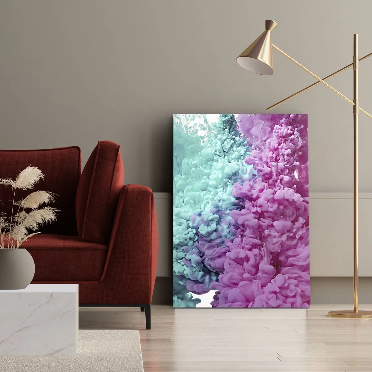 Tablou pe pânză - O ciocnire decisivă - 55x100 cm