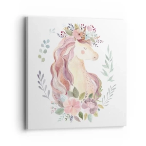 Tablou pe pânză - O invitație în lumea basmelor - 30x30 cm