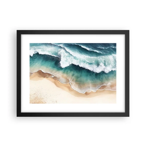 Poster în ramă neagră - Întâlnire eternă - 40x30 cm