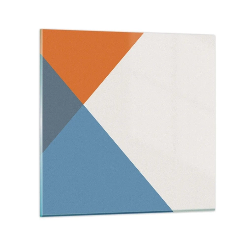 Tablou pe sticlă - La un unghi drept - 70x70 cm