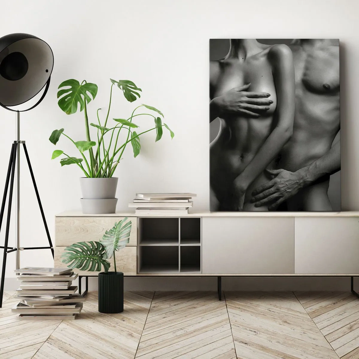 Tablou pe pânză - Adam și Eva - 50x70 cm
