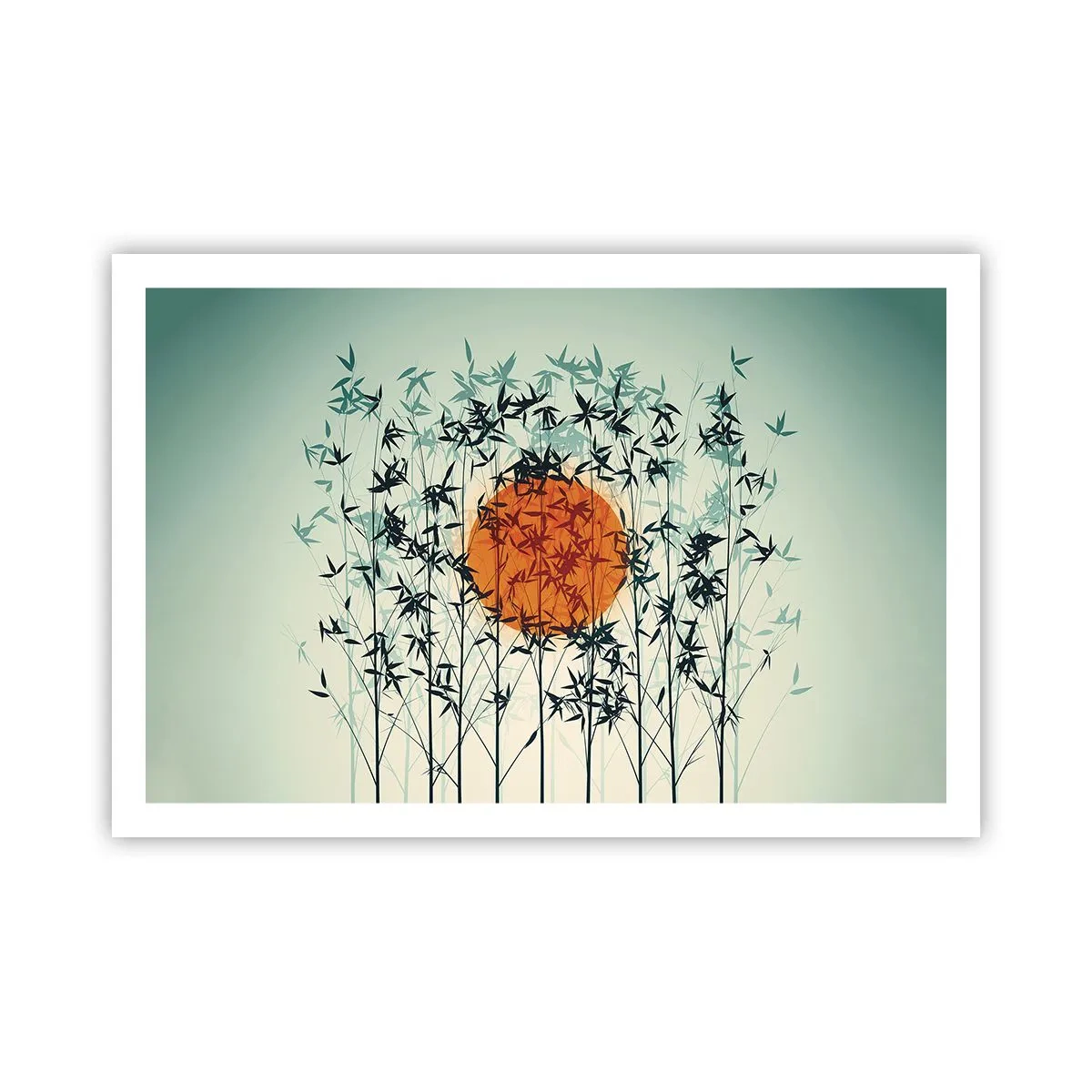 Poster - Soarele japonez - 91x61 cm