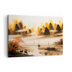 Tablou pe pânză - Mai departe decât Orientul Îndepărtat - 120x80 cm