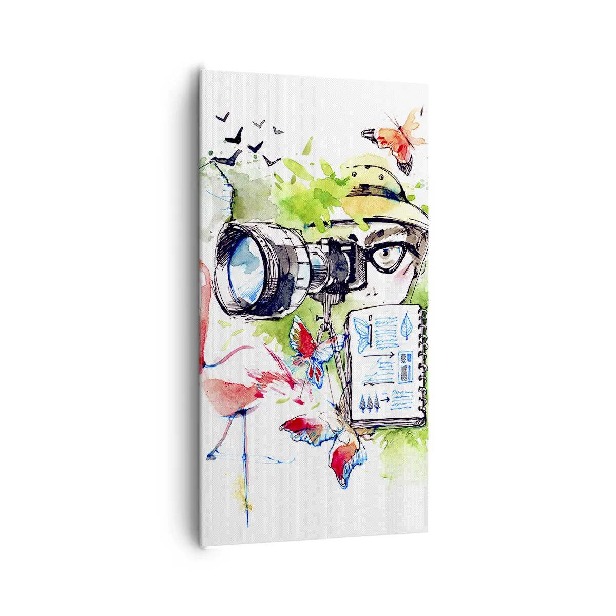 Tablou pe pânză - Prin obiectivul unui călător - 65x120 cm