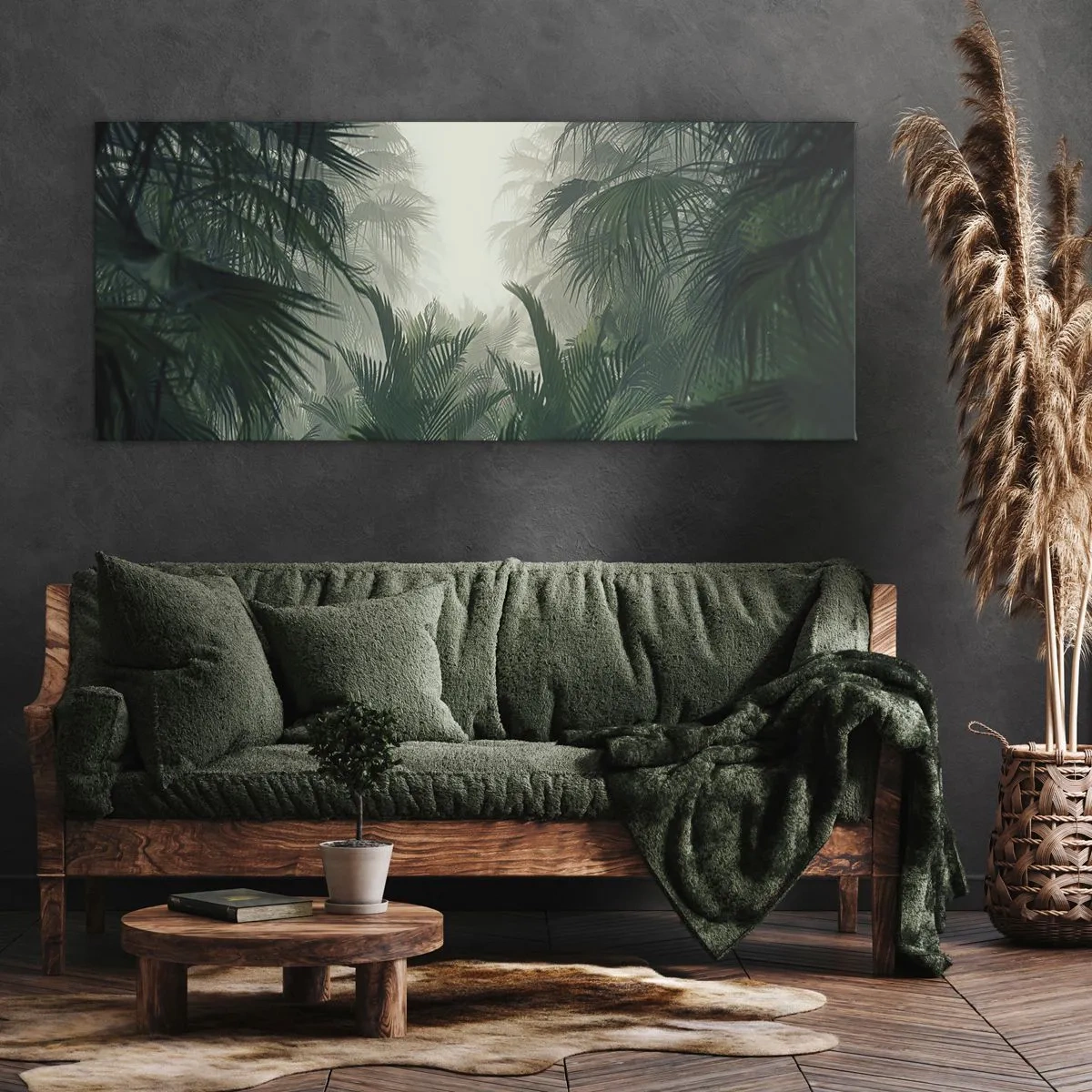 Tablou pe pânză - Mister tropical - 100x40 cm