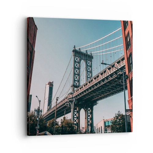 Tablou pe pânză - În valurile orașului - 30x30 cm