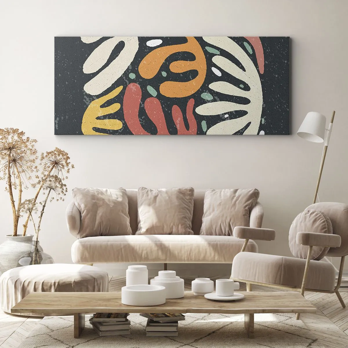 Tablou pe pânză - Compoziție - te-am prins - 100x40 cm
