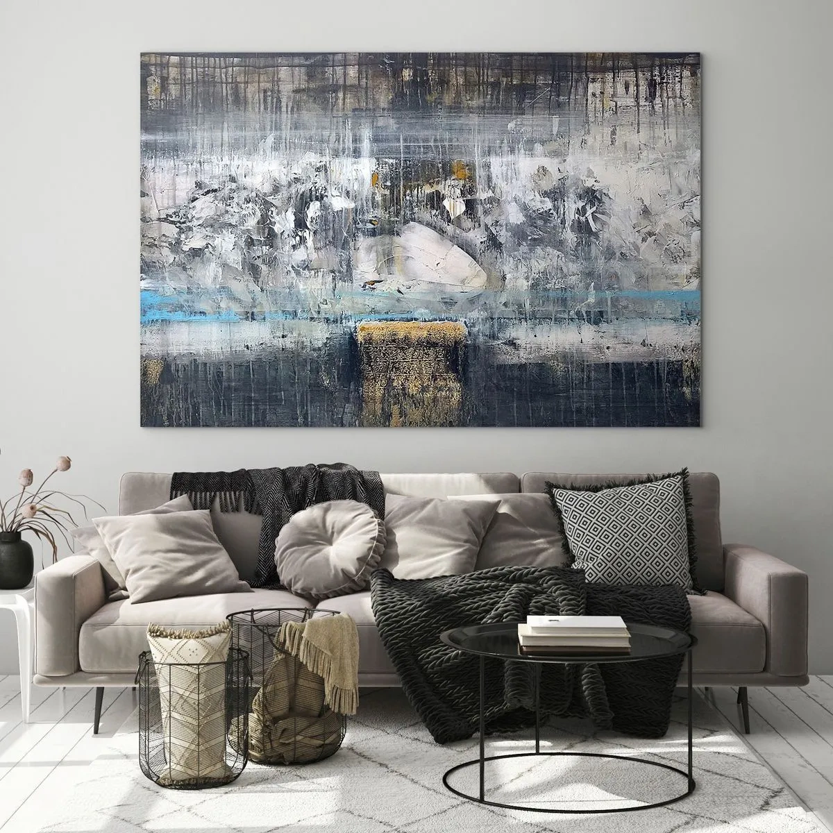 Tablou pe sticlă - Ca pe gheață, ca pe asfalt - 100x70 cm