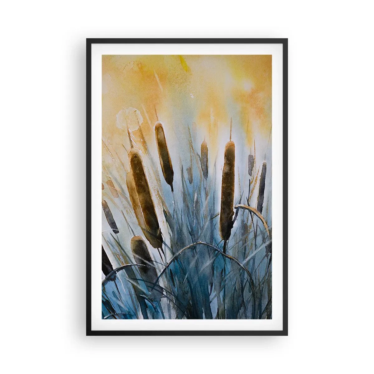 Poster în ramă neagră - Răcoarea apei, căldura soarelui - 61x91 cm