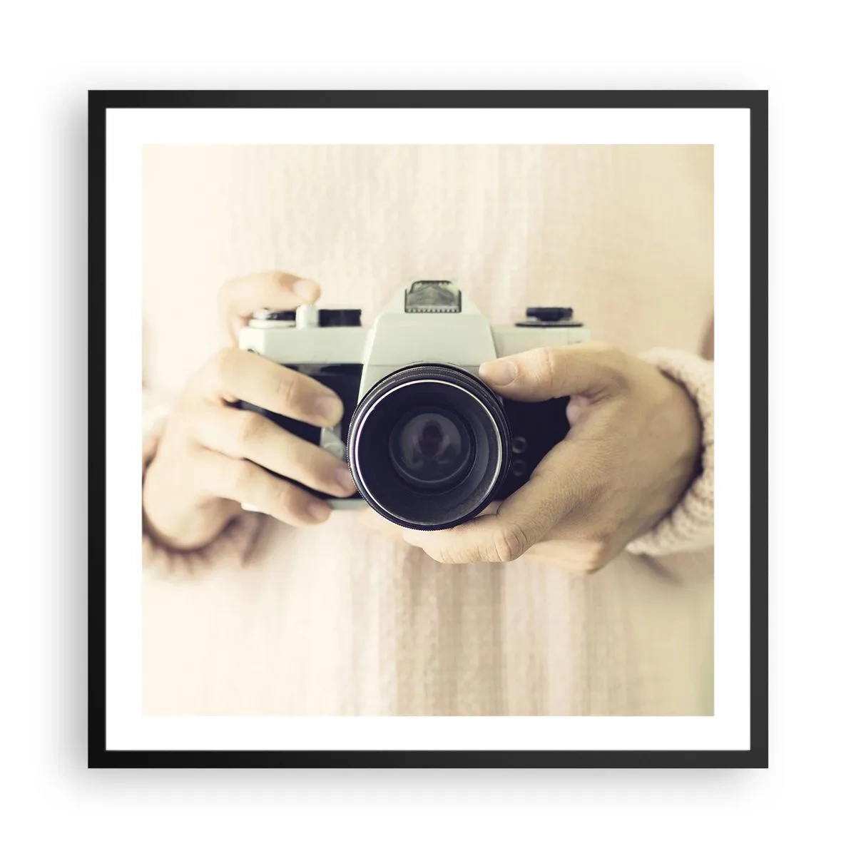 Poster în ramă neagră - Pentru a vedea mai multe... - 60x60 cm