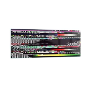 Tablou pe sticlă - Imaginea controlată a realității - 140x50 cm