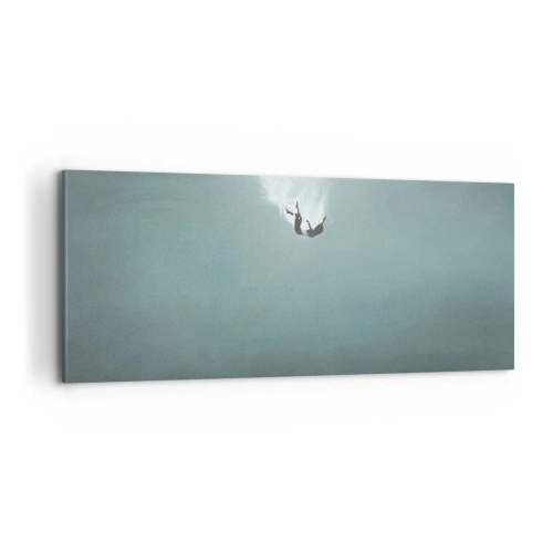 Tablou pe pânză - În îmbrățișarea oceanului - 100x40 cm