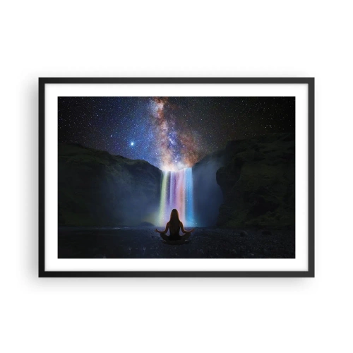 Poster în ramă neagră - Armonie absolută - 70x50 cm
