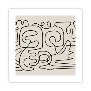 Poster - Pe traseu - 40x40 cm