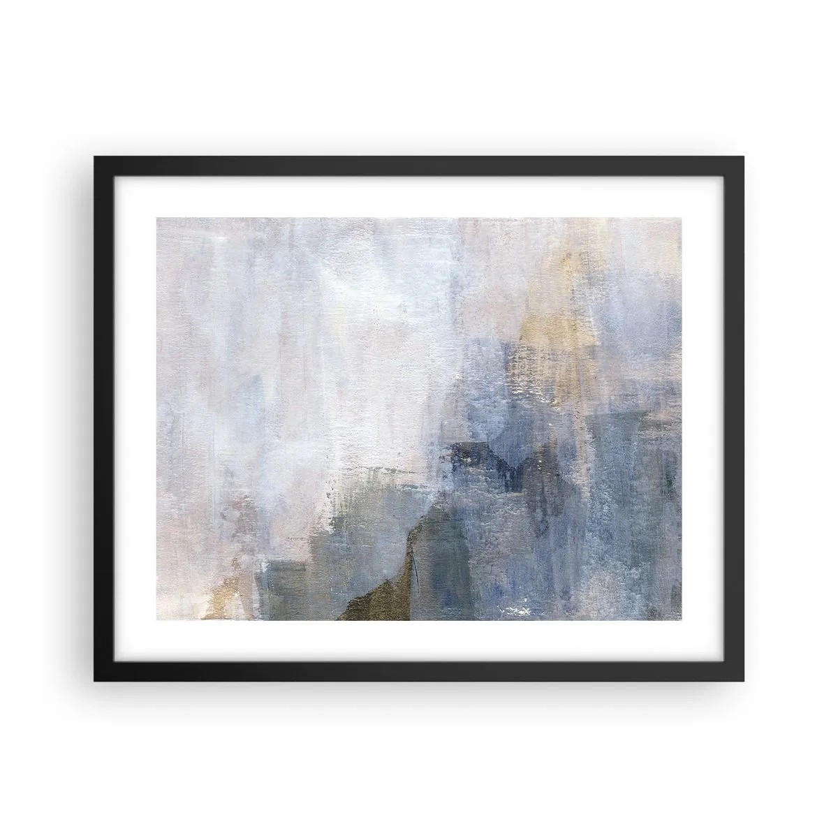 Poster în ramă neagră - Tonuri  și acorduri de culoare - 50x40 cm