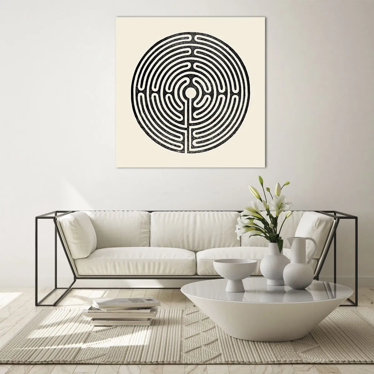 Tablou pe sticlă - Ordine secretă - 50x50 cm