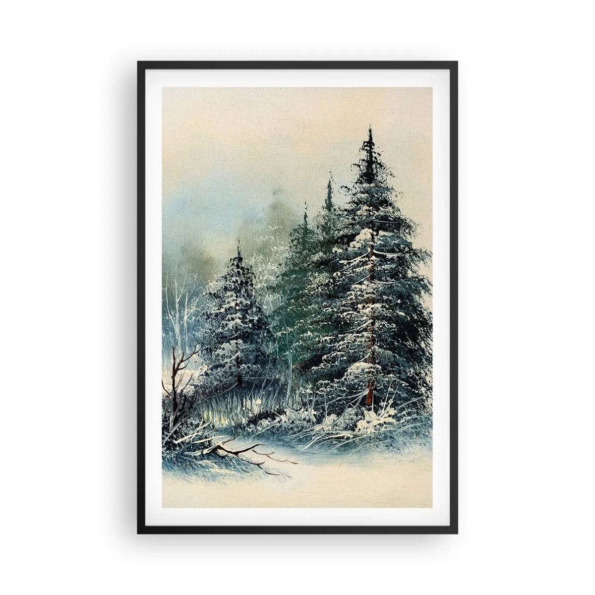 Poster în ramă neagră - Gata pentru Crăciun - 61x91 cm