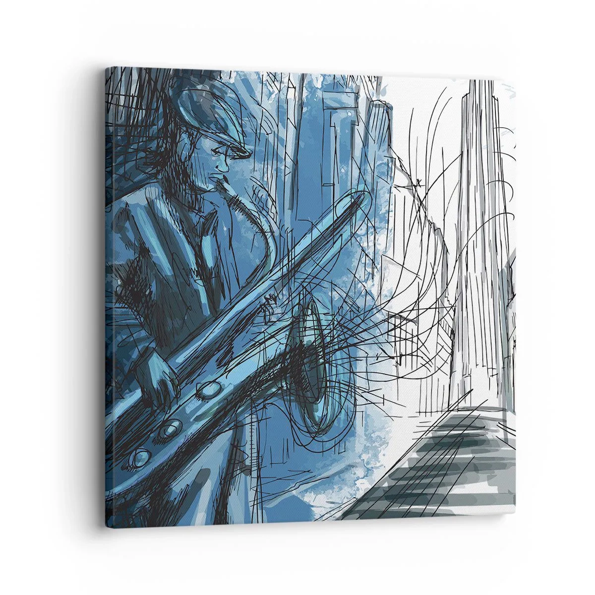 Tablou pe pânză - Rapsodie urbană - 30x30 cm