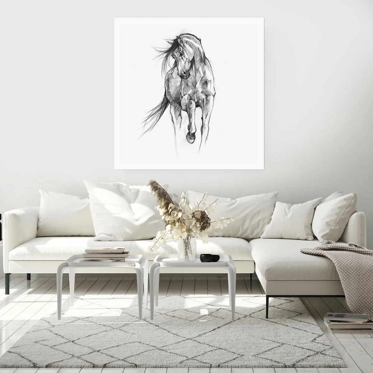 Poster - Într-un trap grațios - 60x60 cm