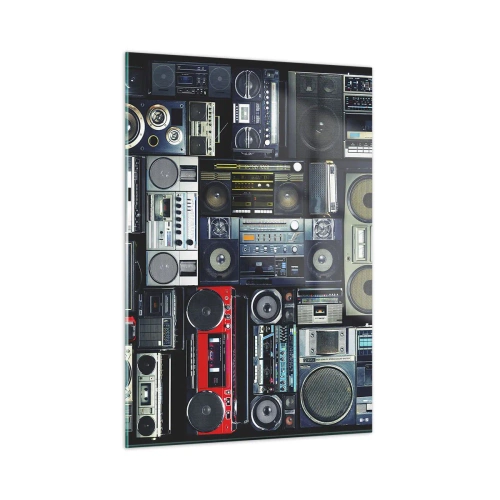 Tablou pe sticlă - Nostalgie pentru anii `80. - 50x70 cm