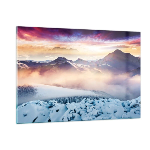Tablou pe sticlă - Forța și puritatea naturii - 120x80 cm
